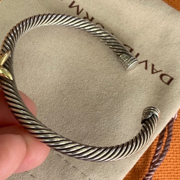 David Yurman X gold bracelet - Picture 12 of 13